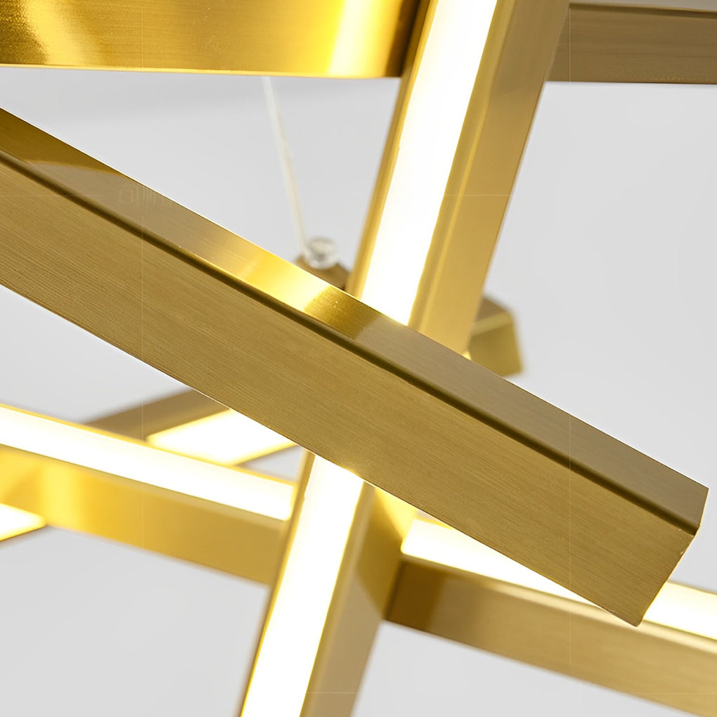 Modern 8 Light LED Sputnik Pendant Lamp Nordic Style Chandelier for Kitchen Island Dining Room and Bedroom