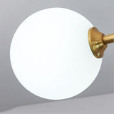 Modern 8 Light Sputnik Globe Cluster Geometric Pendant Chandelier for Living Room