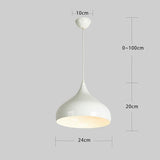 Modern 9 Inch Metal Dome Pendant Light Colorful Bowl Shaped Hanging Lamp for Kitchen and Dining Room