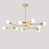Modern 9 Light Sputnik Chandelier Contemporary LED Hanging Ceiling Pendant Light