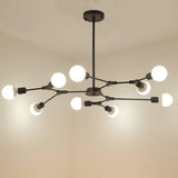Modern 9 Light Sputnik Chandelier Contemporary LED Hanging Ceiling Pendant Light