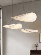 Modern Abstract Cloud Tyvek Pendant Light Sustainable LED Hanging Ceiling Luminaire