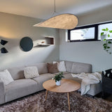 Modern Abstract Cloud Tyvek Pendant Light Sustainable LED Hanging Ceiling Luminaire