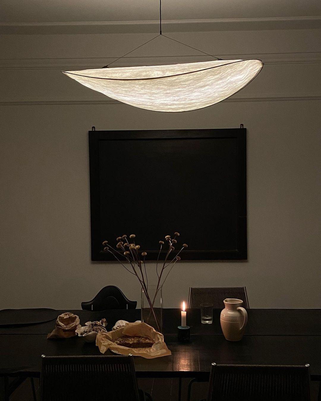 Modern Abstract Cloud Tyvek Pendant Light Sustainable LED Hanging Ceiling Luminaire