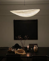 Modern Abstract Cloud Tyvek Pendant Light Sustainable LED Hanging Ceiling Luminaire