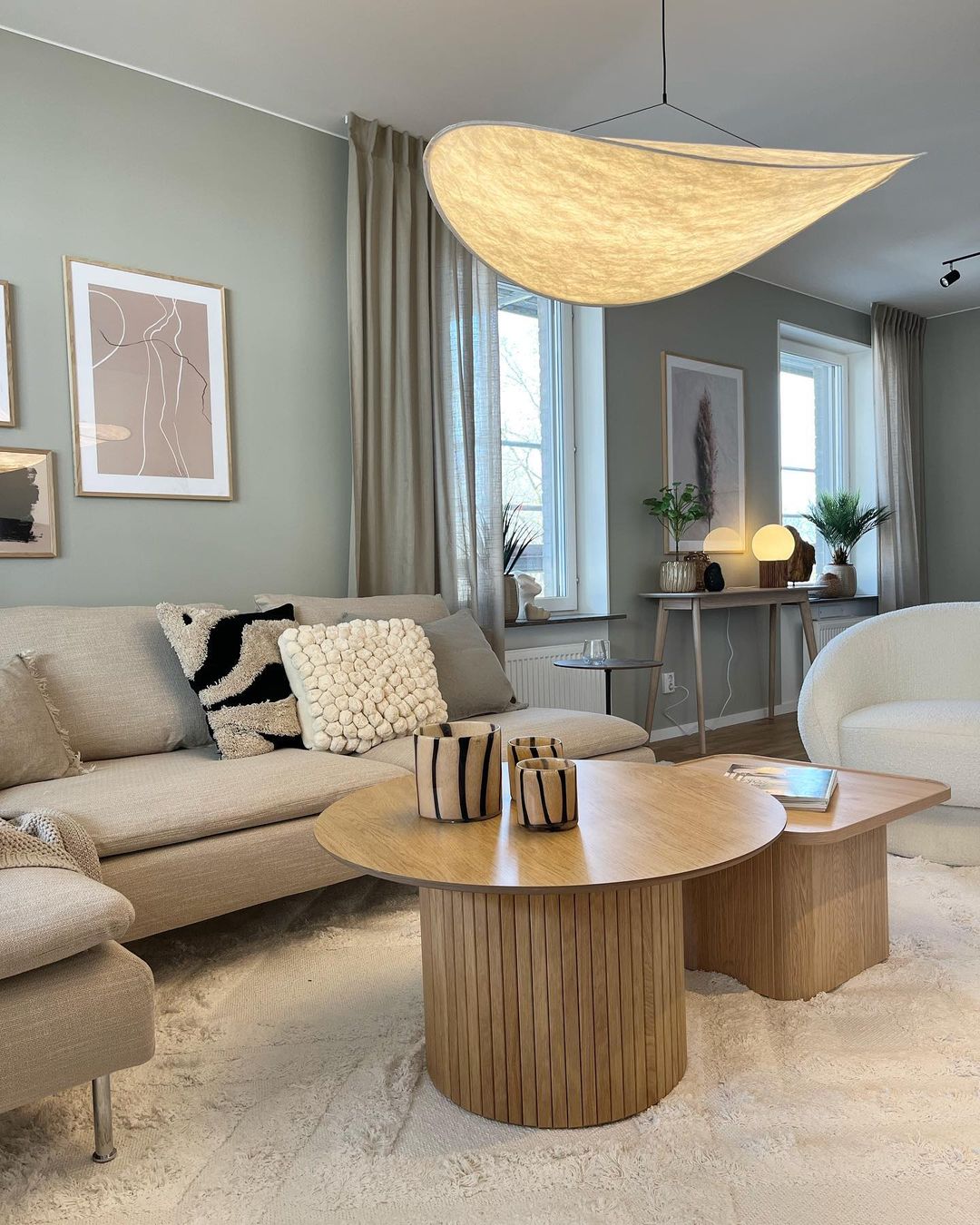 Modern Abstract Cloud Tyvek Pendant Light Sustainable LED Hanging Ceiling Luminaire