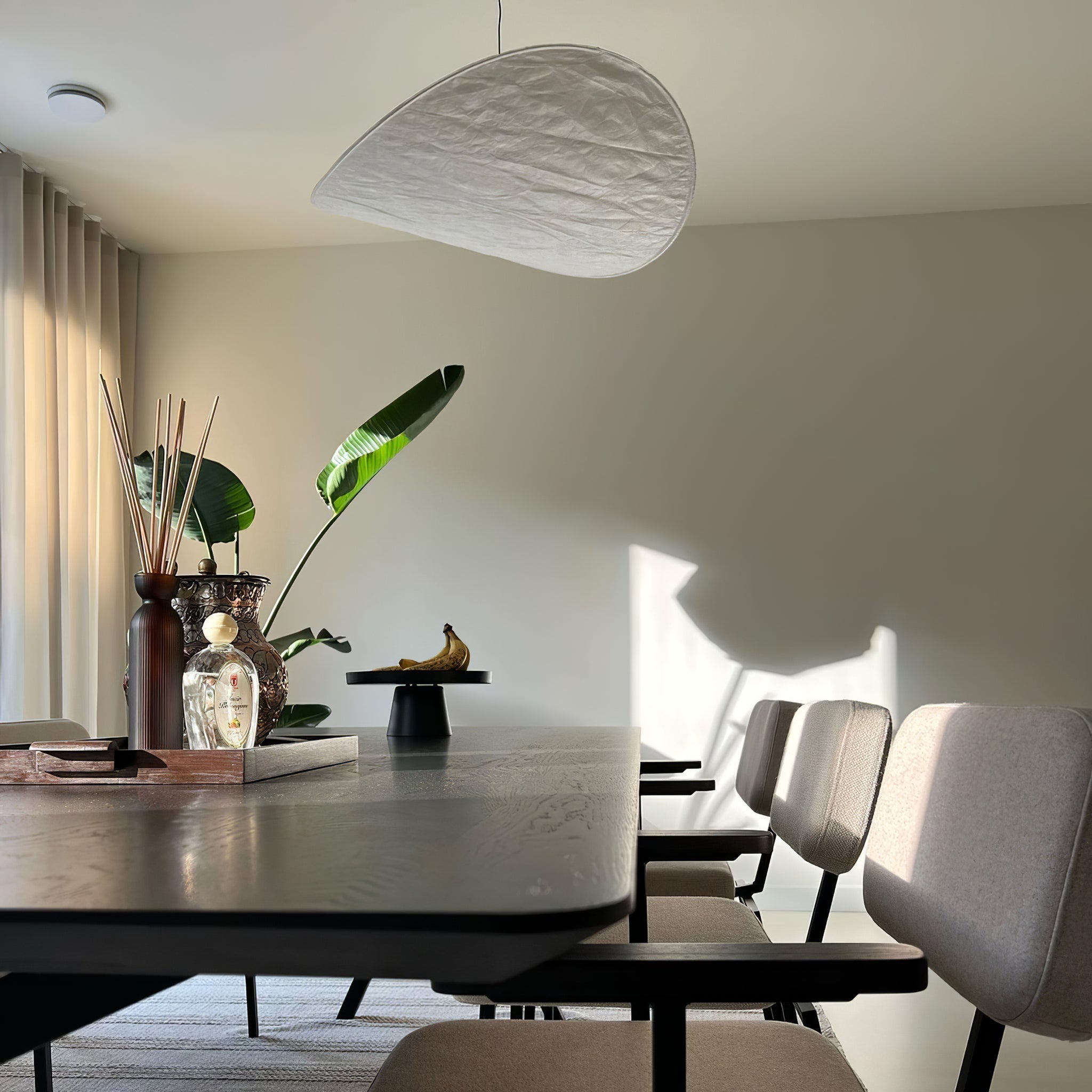 Modern Abstract Cloud Tyvek Pendant Light Sustainable LED Hanging Ceiling Luminaire