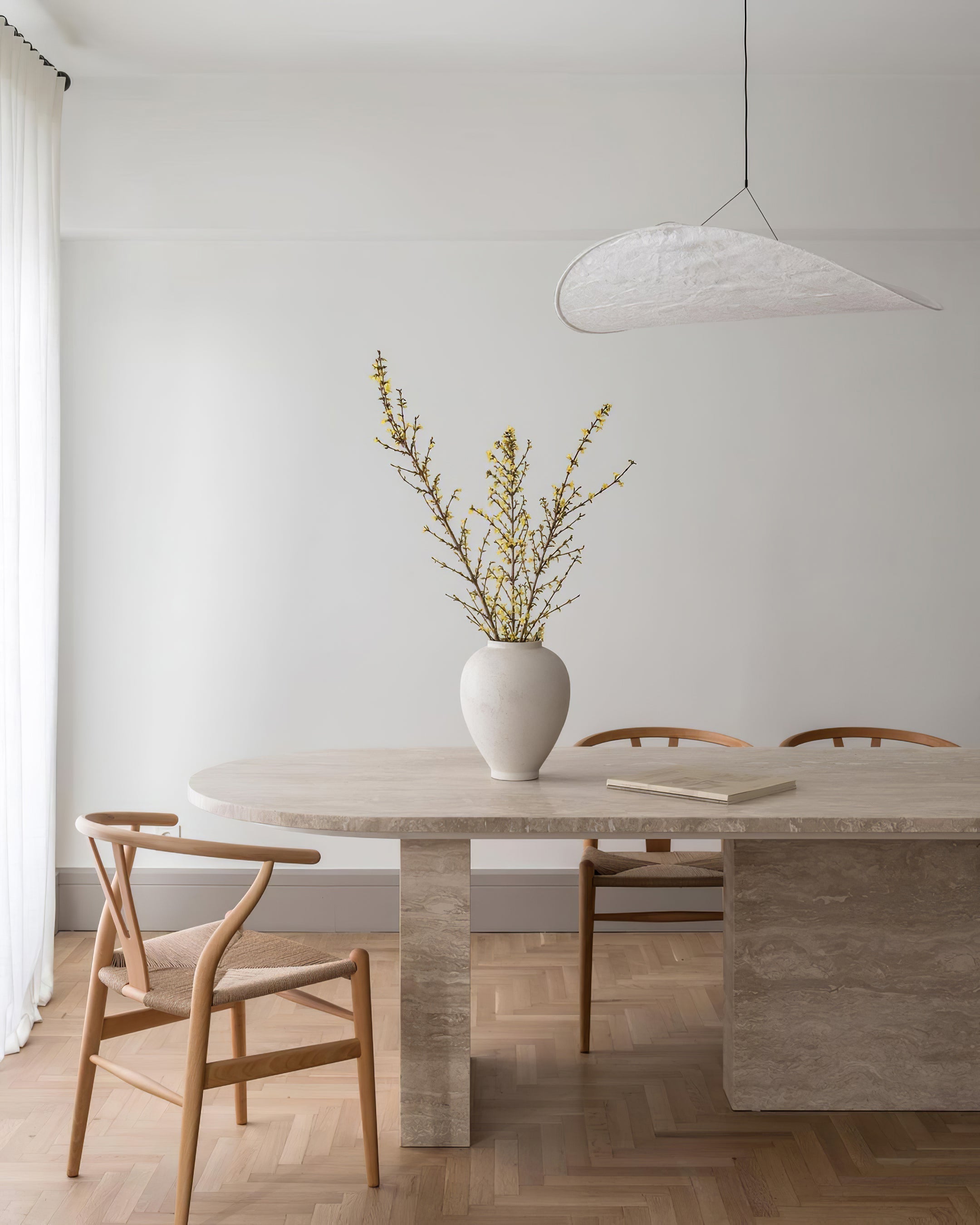 Modern Abstract Cloud Tyvek Pendant Light Sustainable LED Hanging Ceiling Luminaire