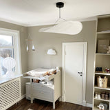 Modern Abstract Cloud Tyvek Pendant Light Sustainable LED Hanging Ceiling Luminaire