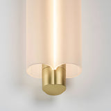 Modern Acrylic Cylinder Pendant Lights 1 2 3 Heads Hanging Ceiling Lamp in Gold or Black