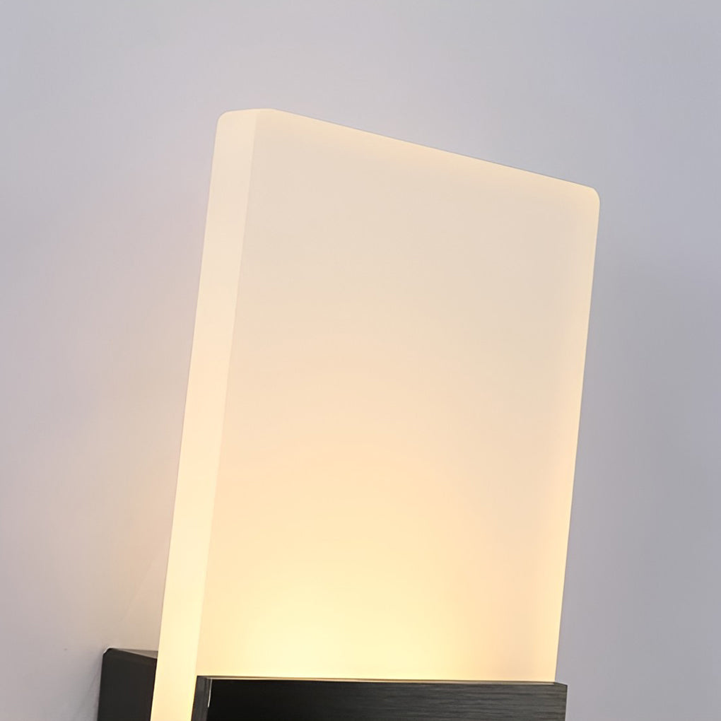 Modern Acrylic LED Wall Lamp 6W Rectangular Indoor Sconce Lighting for Bedroom Living Room and Hallway