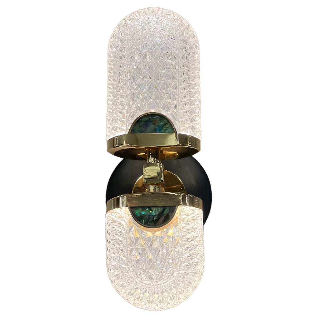 Modern Acrylic LED Wall Sconce with 3 Color Dimming Up and Down Light for Bedroom and Living Room