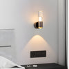 Modern Acrylic Strip LED Wall Sconce 3 Step Dimming Gold and Black Fixture