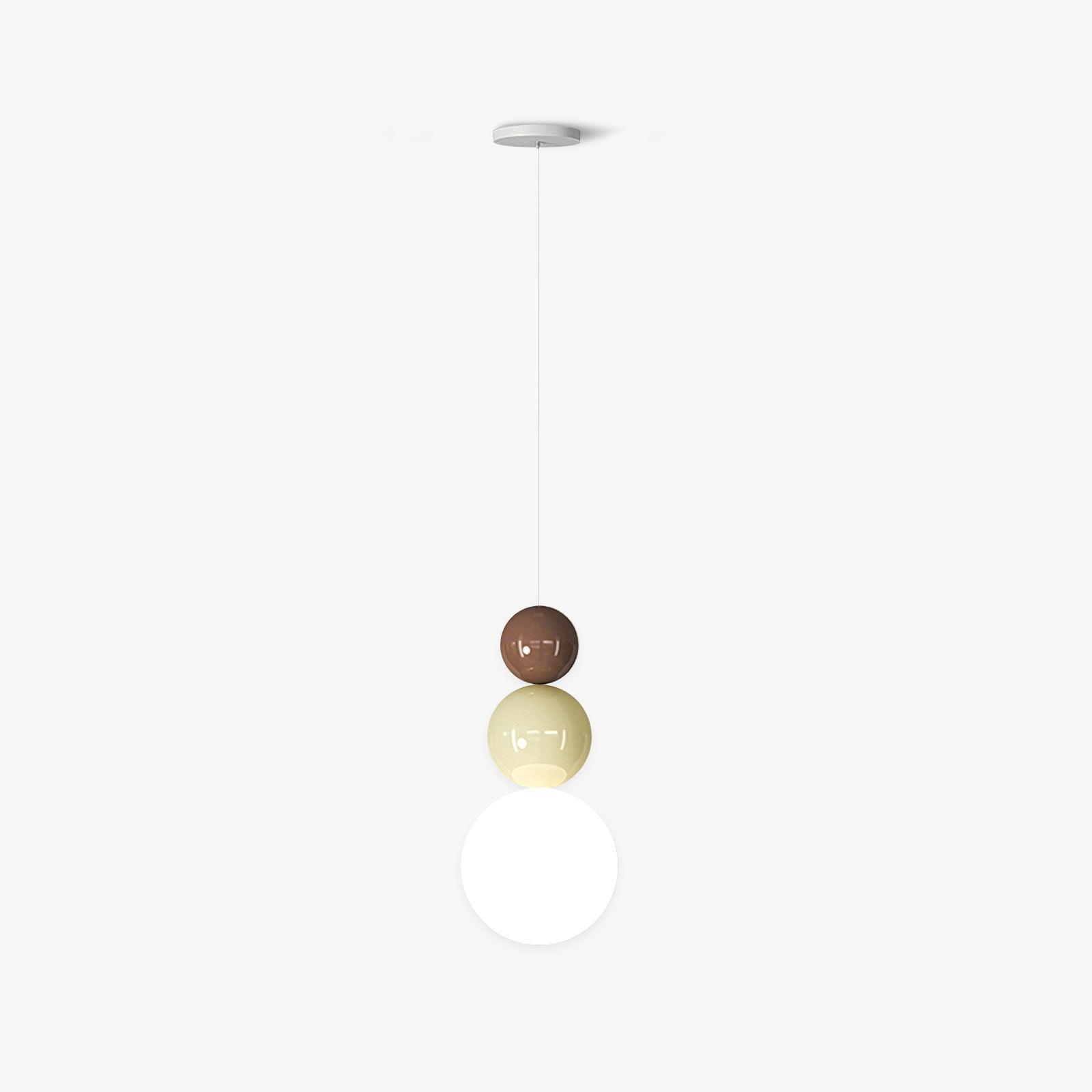 Modern Acrylic Three Ball Pendant Light Contemporary G9 LED Hanging Lamp for Bedroom and Dining Room