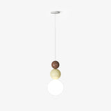 Modern Acrylic Three Ball Pendant Light Contemporary G9 LED Hanging Lamp for Bedroom and Dining Room
