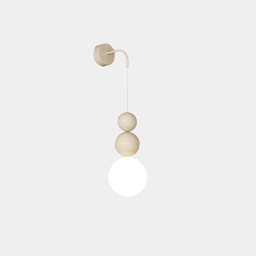 Modern Acrylic Three Ball Wall Sconce Light for Indoor Living Spaces and Bedrooms