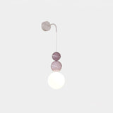 Modern Acrylic Three Ball Wall Sconce Light for Indoor Living Spaces and Bedrooms