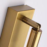 Modern Acrylic Tube LED Wall Sconce Lighting for Bathroom Bedroom and Living Room in Black Gold or Chrome