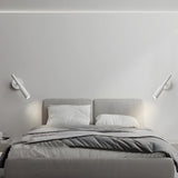 Modern Adjustable Aluminum COB Wall Sconce with 3 Color Temperature Dimming for Bedrooms