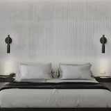 Modern Adjustable Aluminum COB Wall Sconce with 3 Color Temperature Dimming for Bedrooms