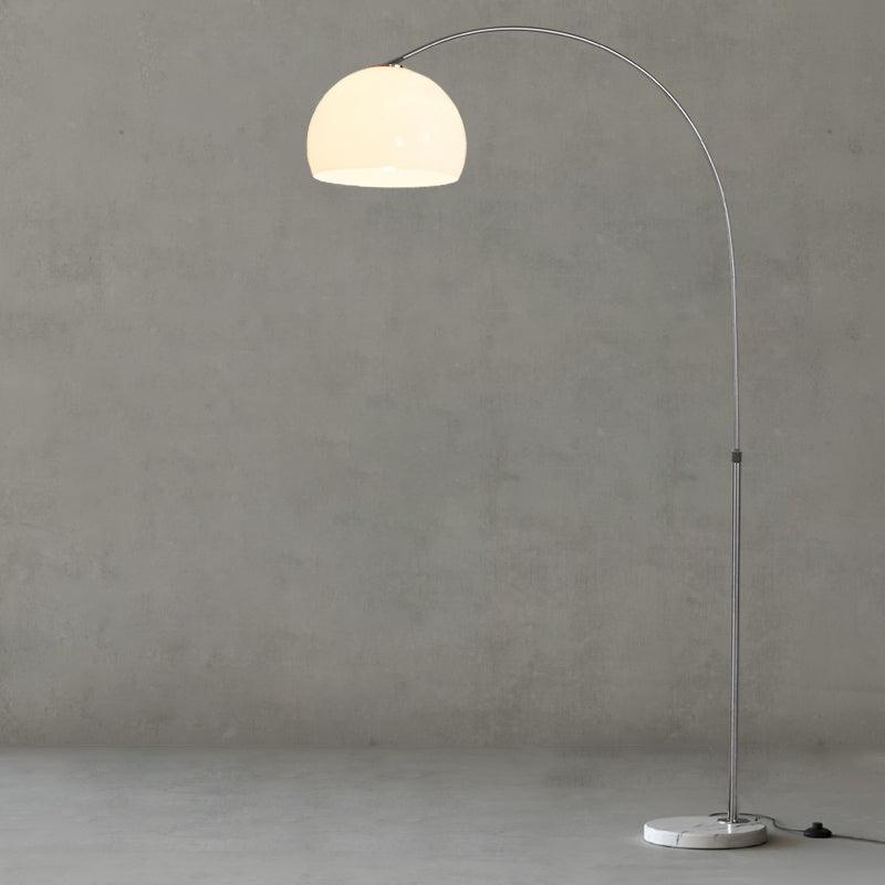 modern-adjustable-arched-floor-lamp-with-polished-marble-base-and-acrylic-shade