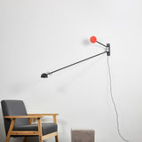 Modern Adjustable Counterweight LED Wall Lamp Precision Movement Sconce Set of 2