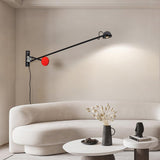 Modern Adjustable Counterweight LED Wall Lamp Precision Movement Sconce Set of 2