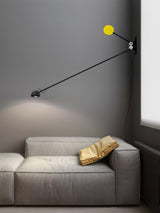 Modern Adjustable Counterweight LED Wall Lamp Precision Movement Sconce Set of 2