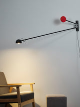 Modern Adjustable Counterweight LED Wall Lamp Precision Movement Sconce Set of 2