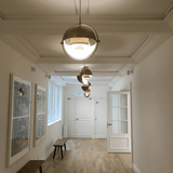 Modern Adjustable Deformed Ball Pendant Light with Multi Lite Shade Design for Dining Room