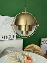 Modern Adjustable Deformed Ball Pendant Light with Multi Lite Shade Design for Dining Room