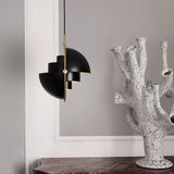 Modern Adjustable Deformed Ball Pendant Light with Multi Lite Shade Design for Dining Room