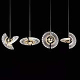 Modern Adjustable LED Circle Pendant Light Nordic Minimalist Hanging Lamp for Kitchen Island