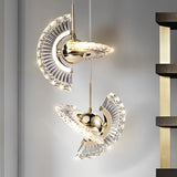 Modern Adjustable LED Circle Pendant Light Nordic Minimalist Hanging Lamp for Kitchen Island