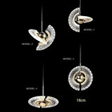 Modern Adjustable LED Circle Pendant Light Nordic Minimalist Hanging Lamp for Kitchen Island