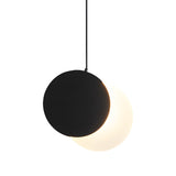 Modern Adjustable LED Moon Phase Pendant Light Kitchen Hanging Lamp for Dining Room