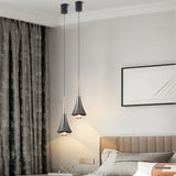 Modern Adjustable LED Pendant Light Minimalist Nordic Glass Hanging Lamp for Dining Room