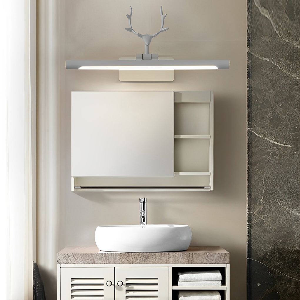 Modern Adjustable LED Vanity Light Bar Antler Inspired Wall Sconce for Bathroom Mirror
