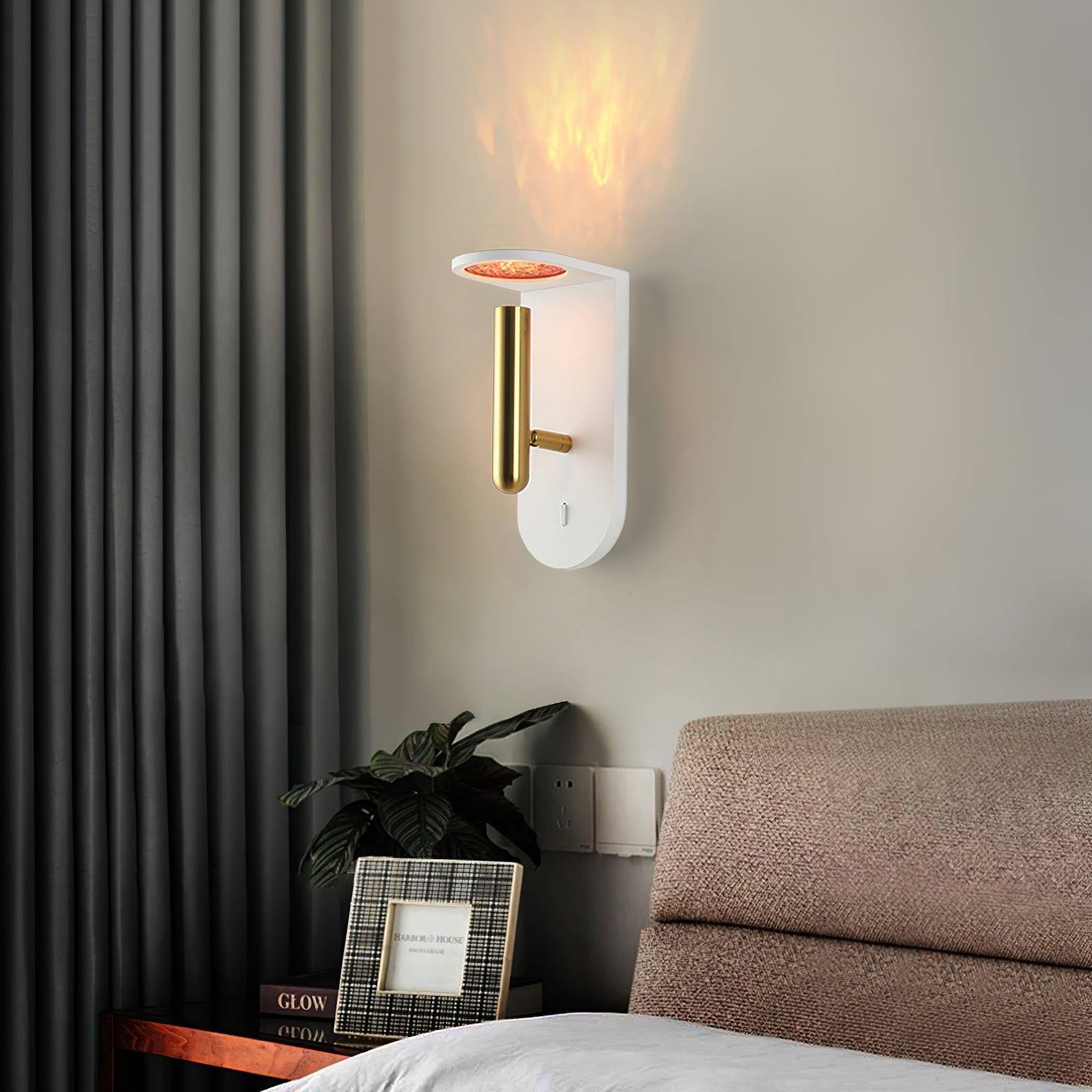 Modern Adjustable LED Wall Sconce for Bedroom Reading and Hallway Task Lighting