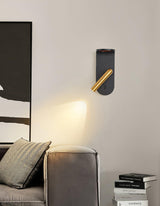 Modern Adjustable LED Wall Sconce for Bedroom Reading and Hallway Task Lighting