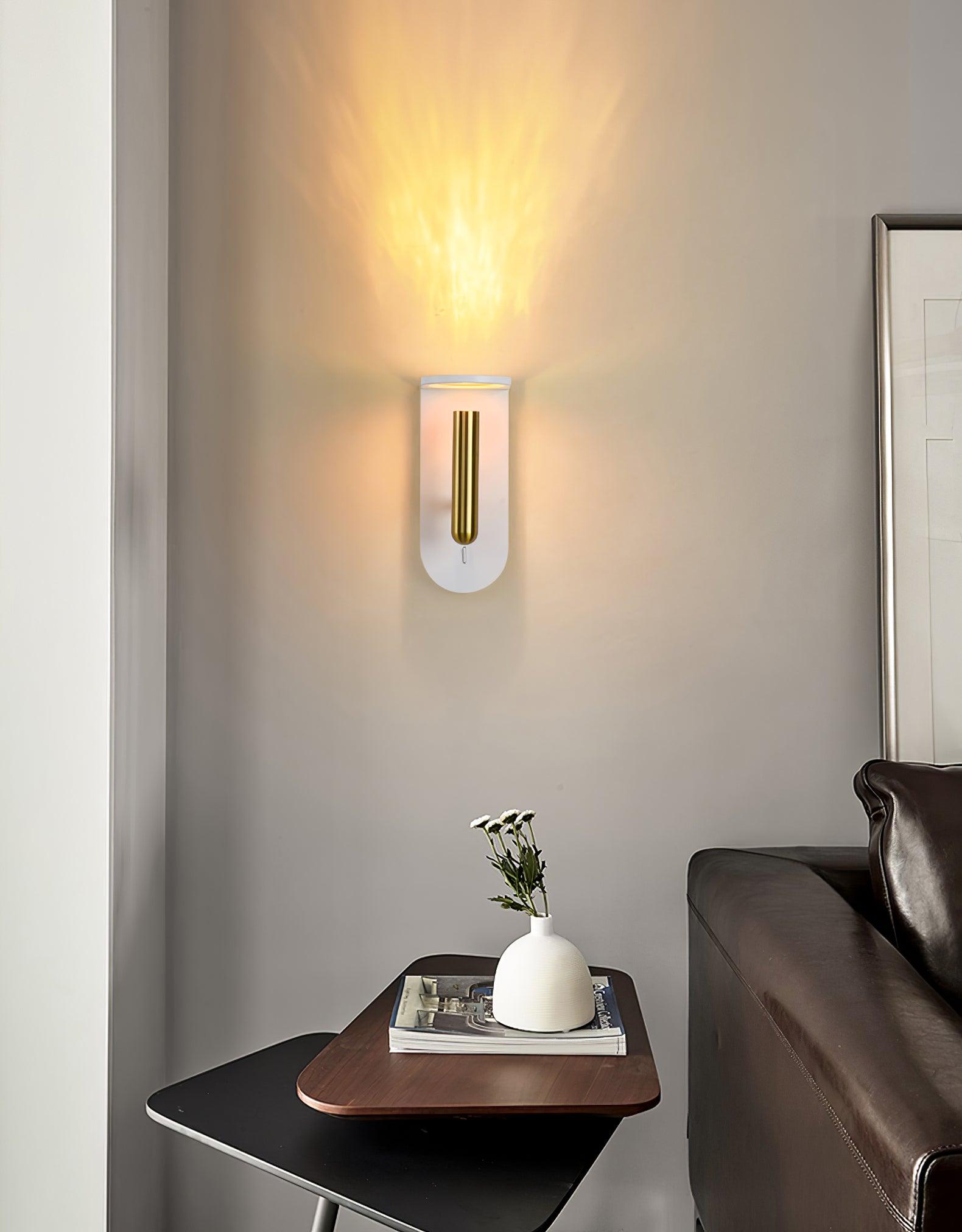 Modern Adjustable LED Wall Sconce for Bedroom Reading and Hallway Task Lighting