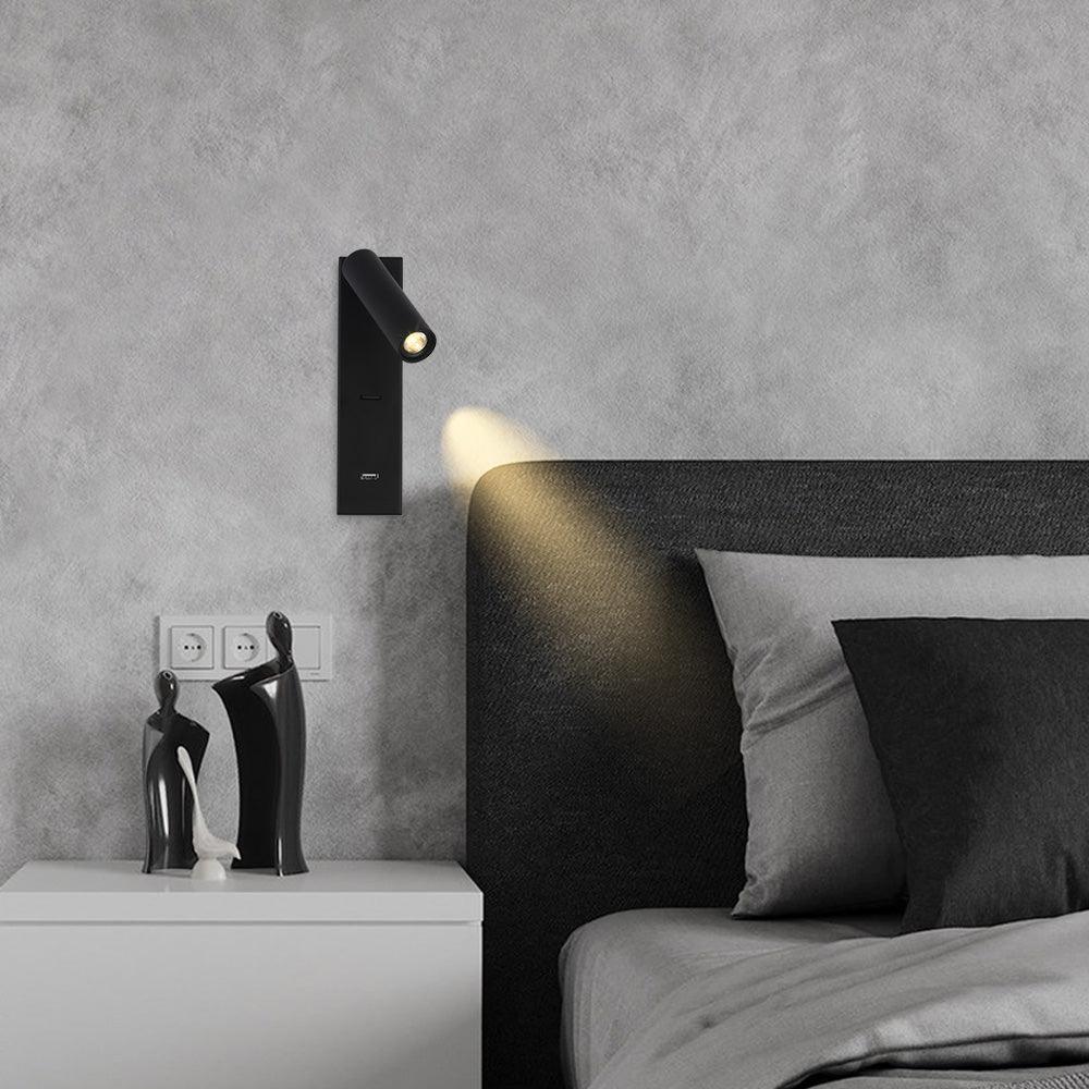 Modern Adjustable LED Wall Sconce Indoor Bedside Reading Lamp for Living Room Hallway