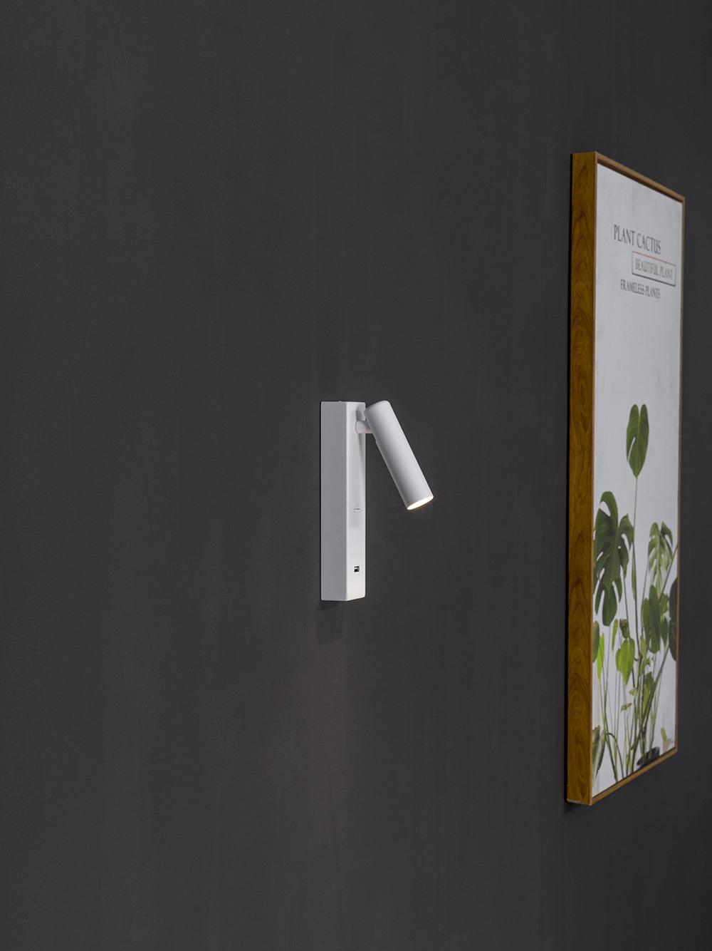 Modern Adjustable LED Wall Sconce Indoor Bedside Reading Lamp for Living Room Hallway