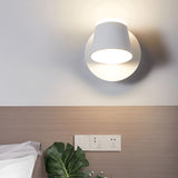 Modern Adjustable LED Wall Sconce Rotatable Up and Down Light for Bedroom and Hallway