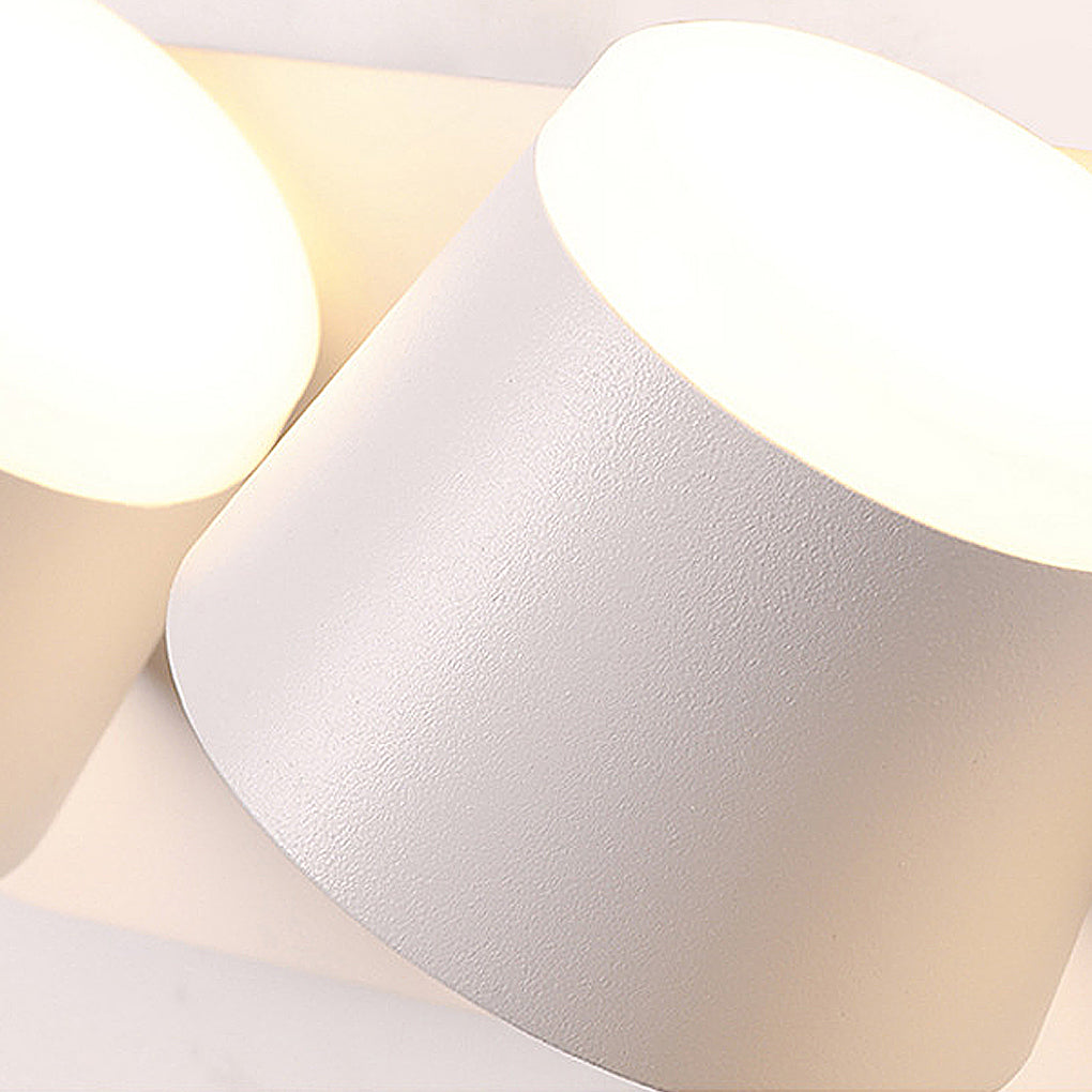 Modern Adjustable LED Wall Sconce Rotatable Up and Down Light for Bedroom and Hallway