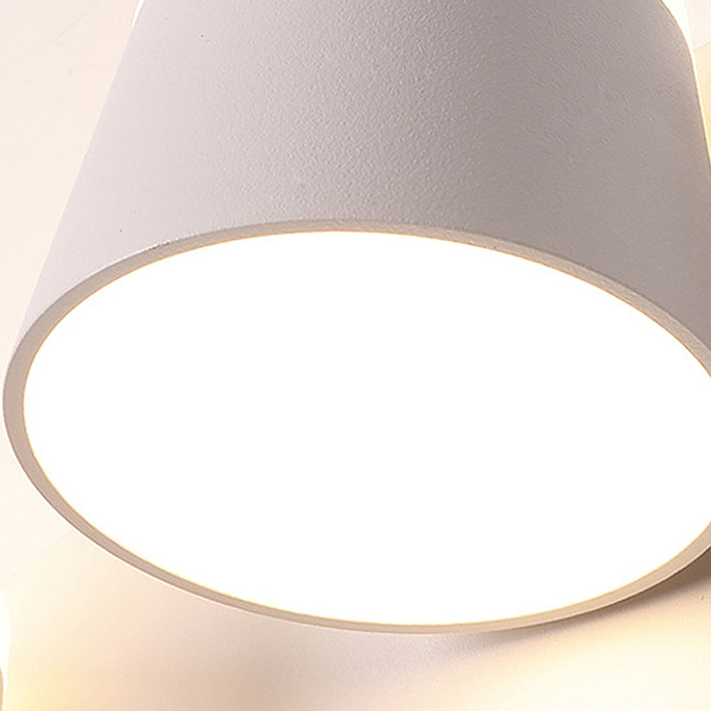 Modern Adjustable LED Wall Sconce Rotatable Up and Down Light for Bedroom and Hallway