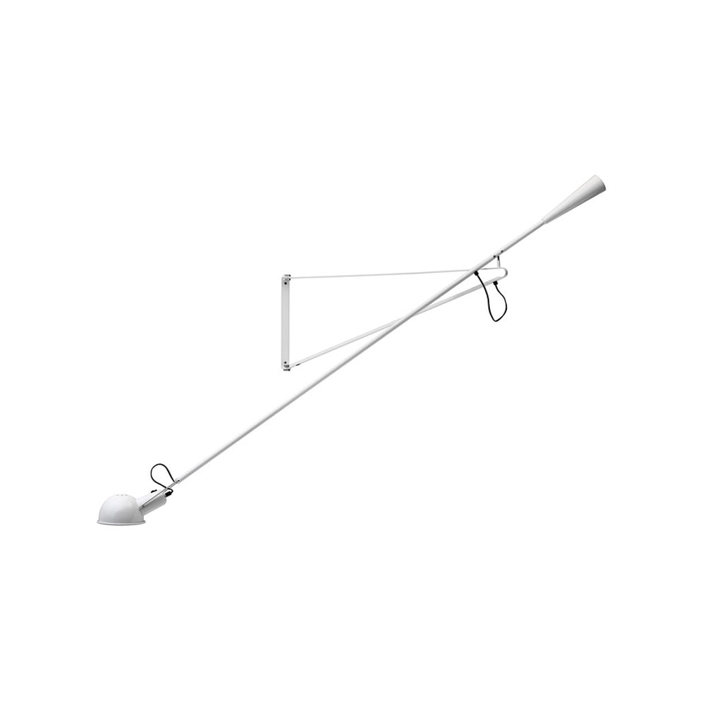 Modern Adjustable Long Swing Arm Wall Sconce Industrial Metal Reading Lamp