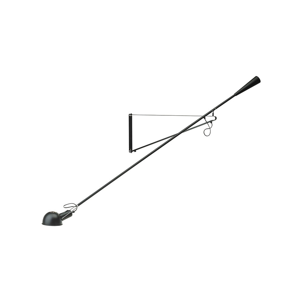 Modern Adjustable Long Swing Arm Wall Sconce Industrial Metal Reading Lamp
