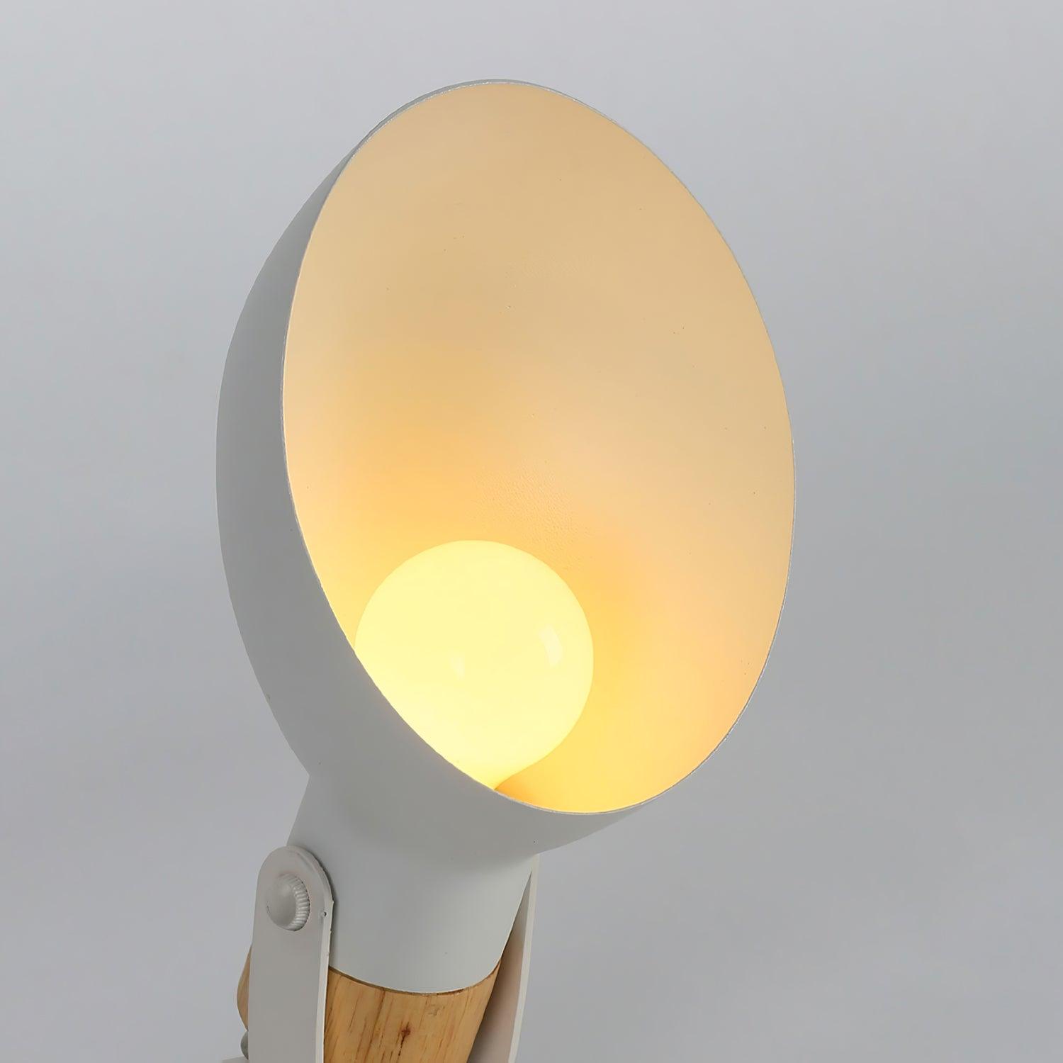 Modern Adjustable Metal Wall Sconce with 180 Degree Rotating Head and Pull Cord Switch