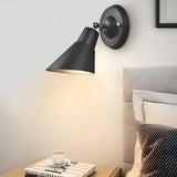 Modern Adjustable Plug in Wall Sconce for Bedside Reading and Living Room Lighting